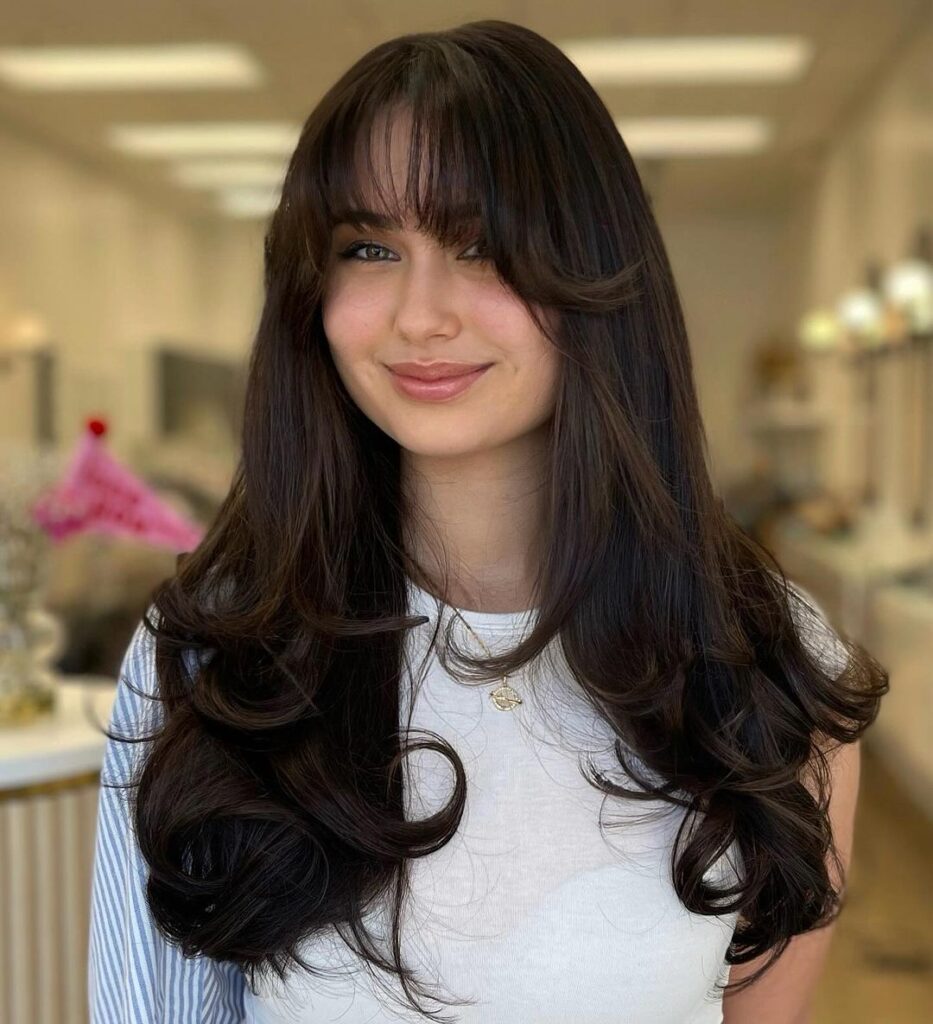 Long layered hairstyles