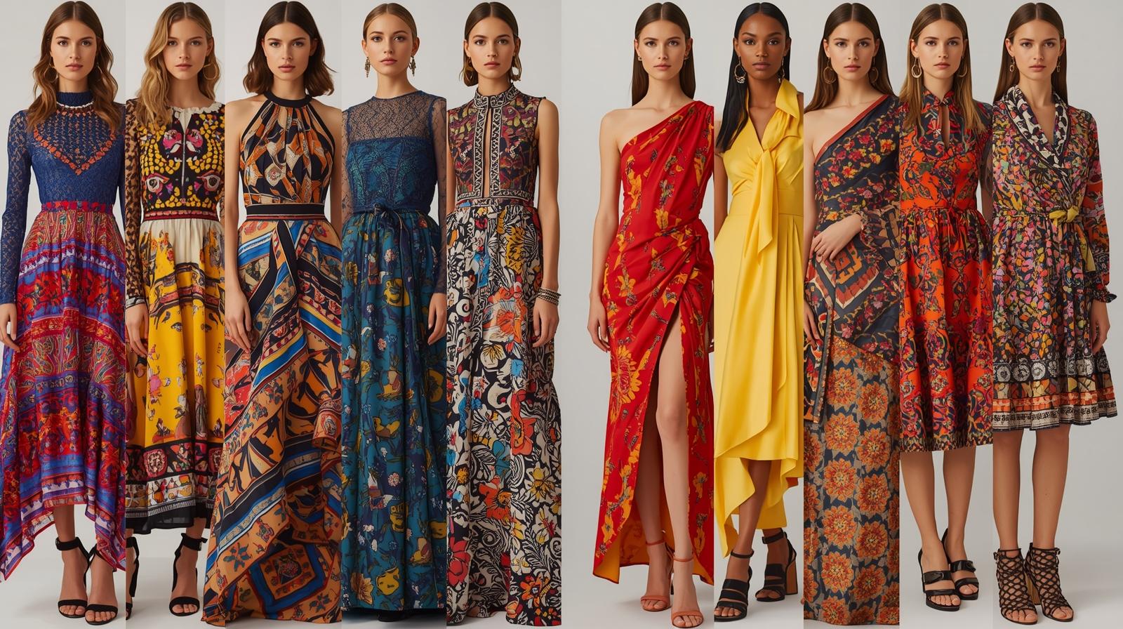 Cocktail Dresses Colours & Prints