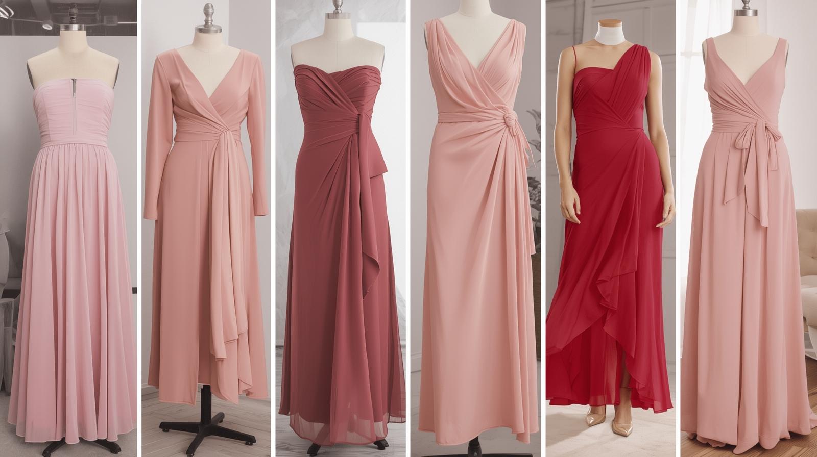 Fit & Silhouette of Bridesmaid Dresses for Rehearsal