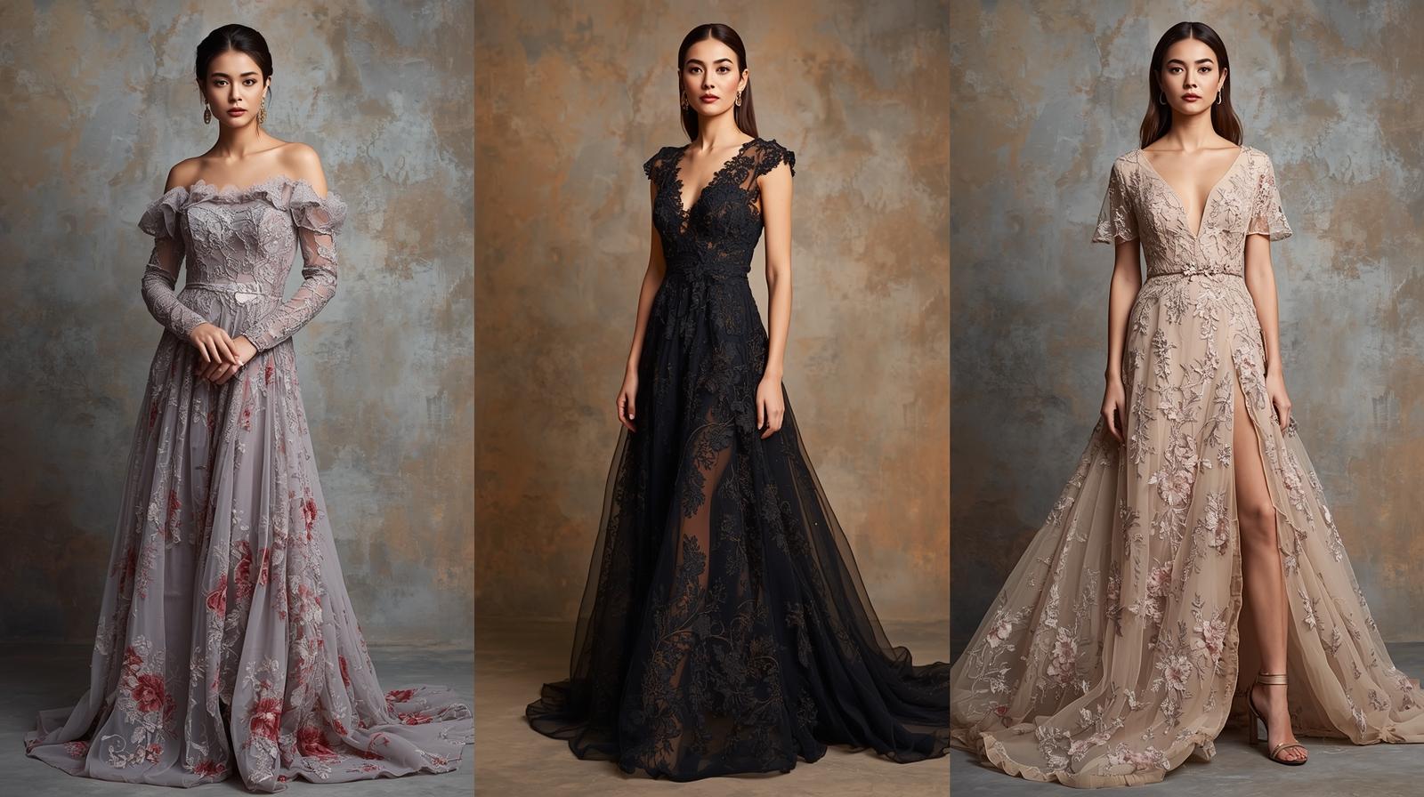 Floral mother of the bride dresses: fabrics and textures that wow