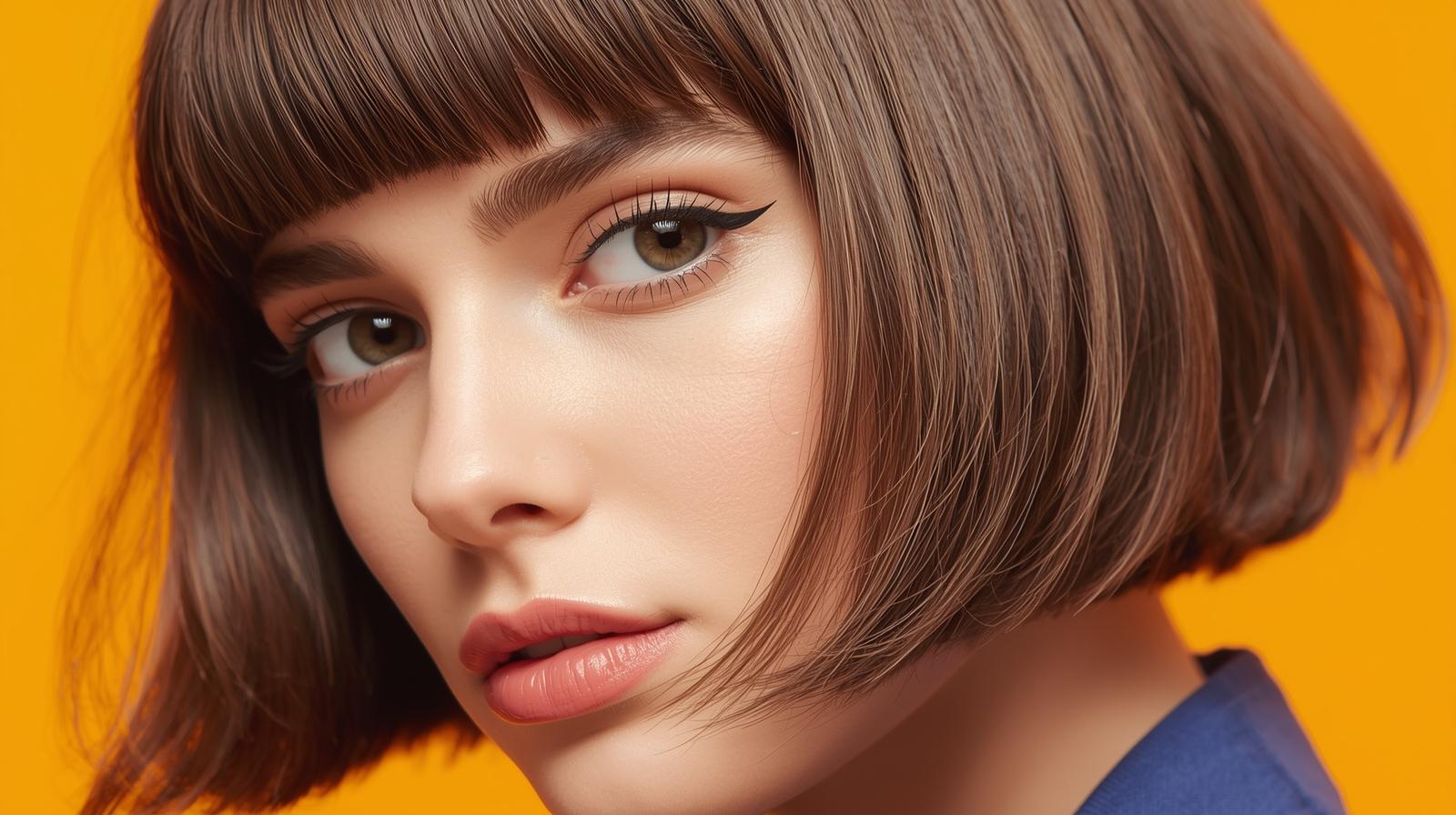 Hair in Layers with Bangs – 2025’s Celebrity Favorite