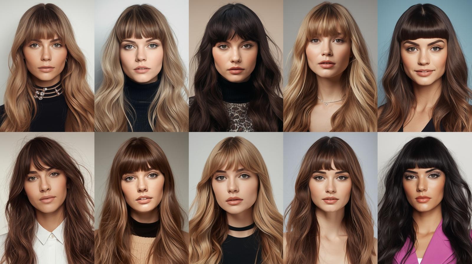 Long Layered Hair with Bangs Hairstyles You Can Try in 2025