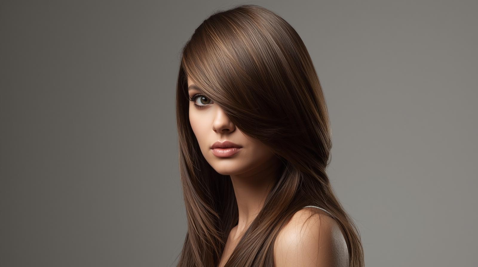 Straight Hair in Layers for Maximum Volume