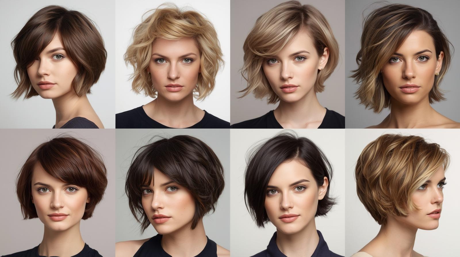 Style Short Layers with a Variety of Hair Textures