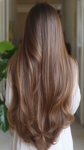  long hairstyle with bangs