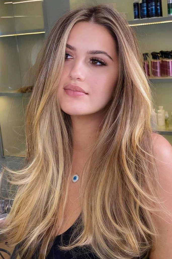 Straight Hair in Layers