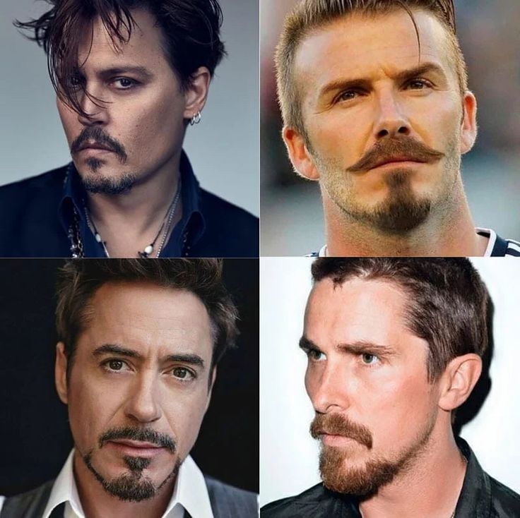 Beard vs Mustache vs Goatee