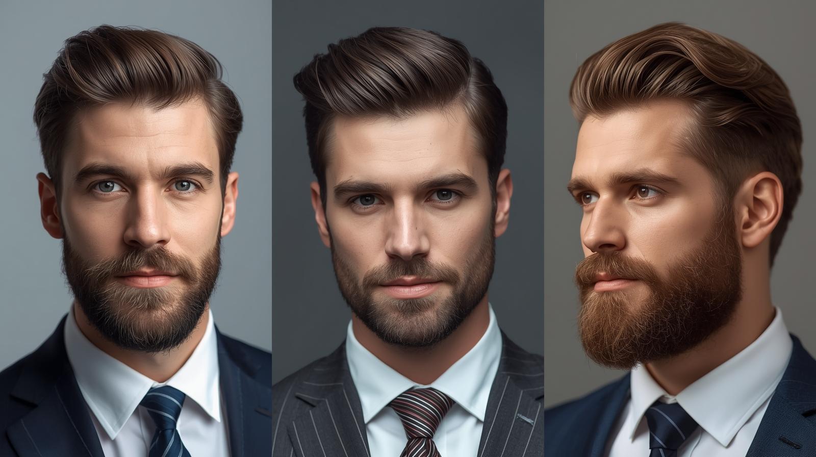 Formal Beard Styles for Men Good Looking Guys with Beards