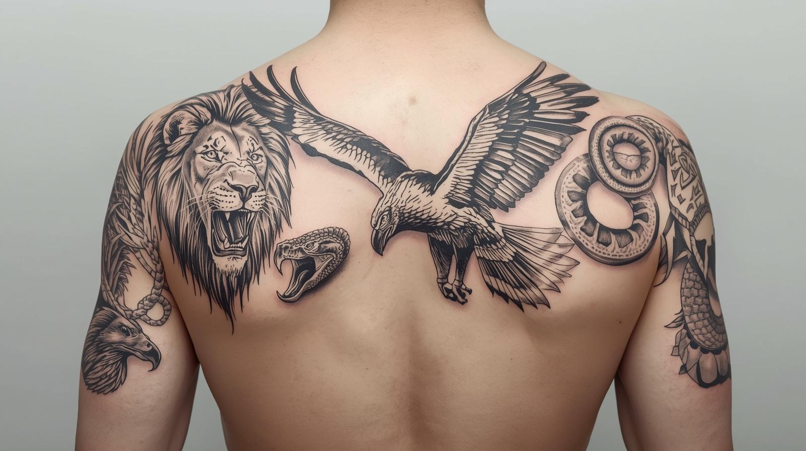 animal tattoos for the back of the arm (2)