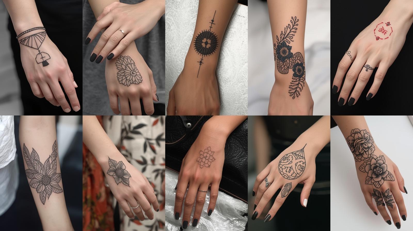 hand tattoo designs for women – significance & growing popularity