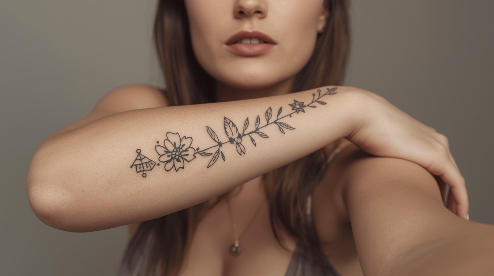 how cute arm tattoos for women empower modern style