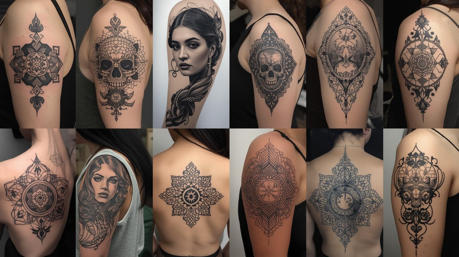 tattoos for the back of the arm – classy & balanced styles