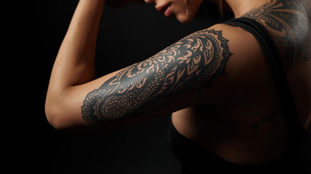 why tattoos for the back of the arm are 2025’s hottest trend