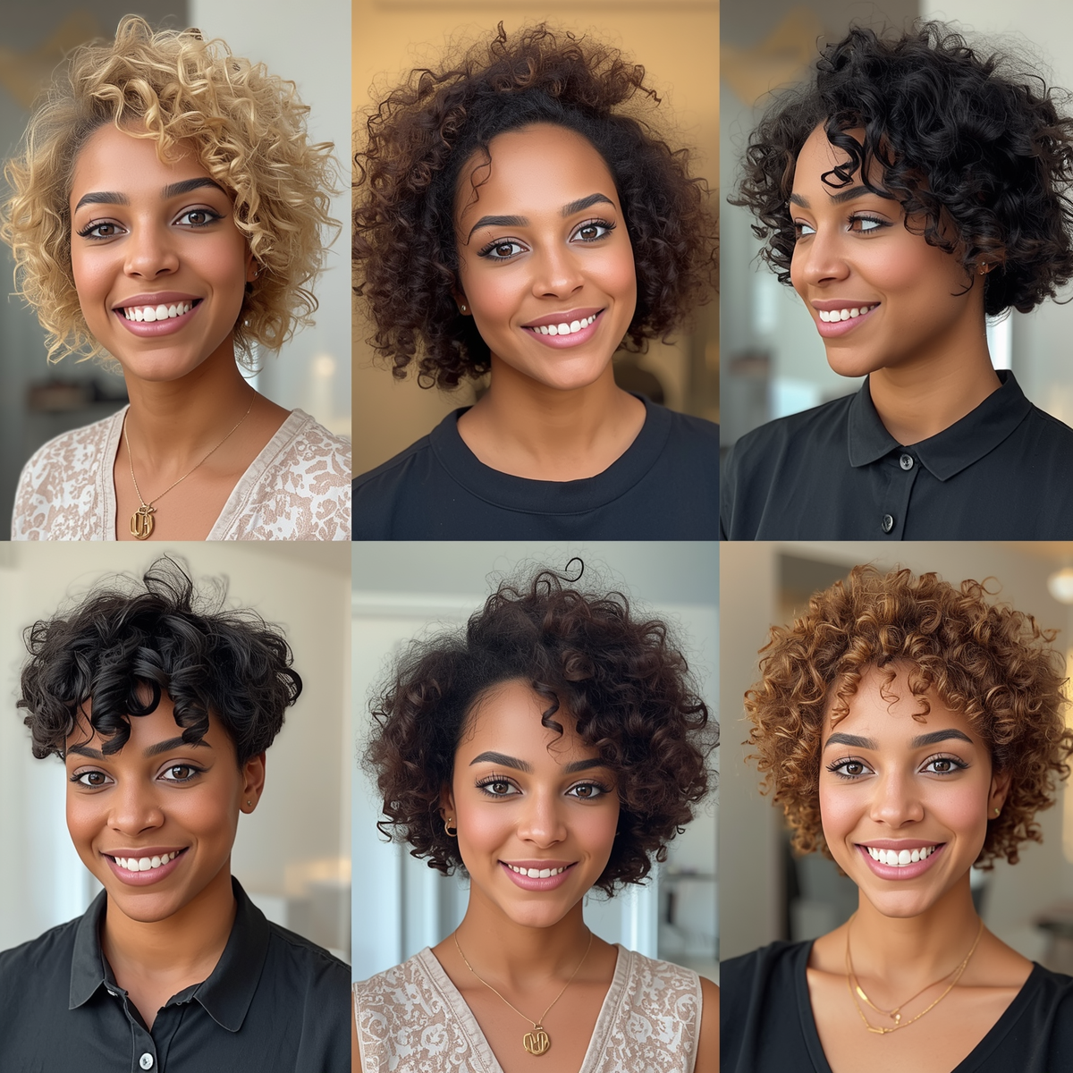 Cute Hairstyles to Show Off Short Curly Hair