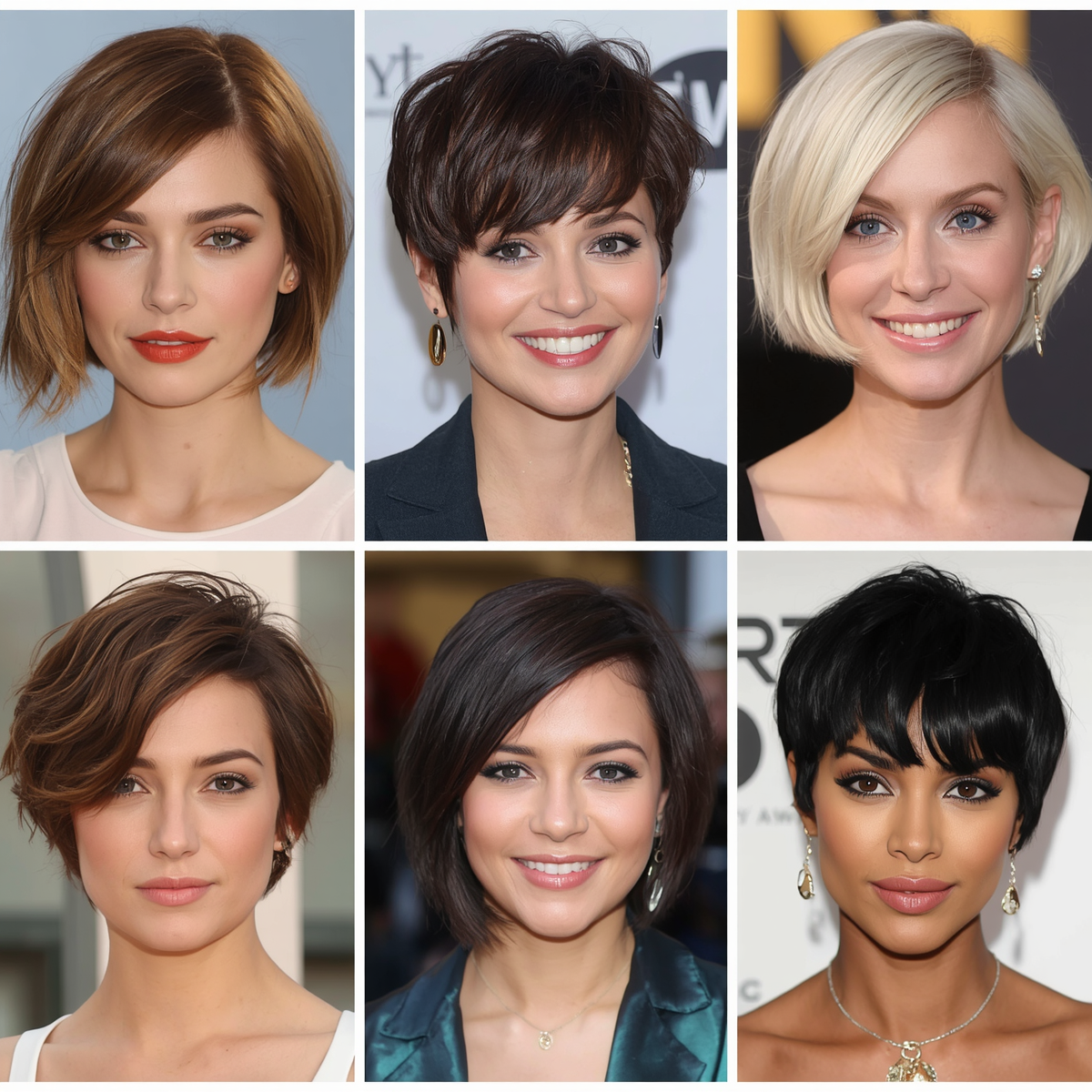 Do Short Hairstyles Suit Round Faces